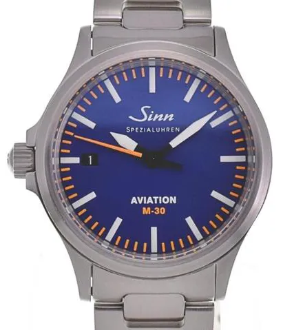 Sinn 556 556.IM-30 38mm Stainless steel Blue