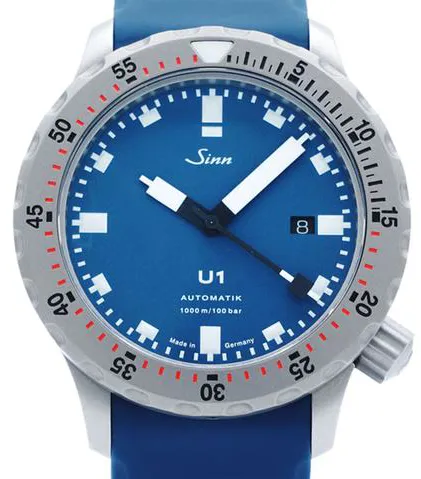 Sinn U1 U1.B 43mm Stainless steel Blue