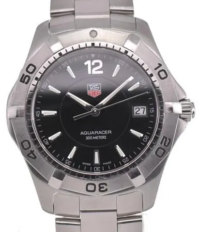 TAG Heuer Aquaracer WAF1110 39mm Stainless steel Black