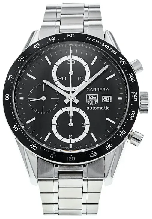 TAG Heuer Carrera Calibre 16 CV2010.BA0786 41mm Stainless steel Black