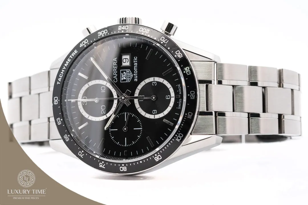 TAG Heuer Carrera Calibre 16 CV2010.BA0786 41mm Stainless steel Black 2