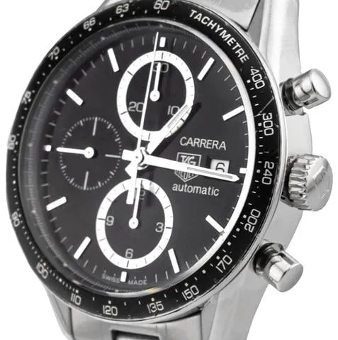 TAG Heuer Carrera CV2010 41mm Stainless steel Black