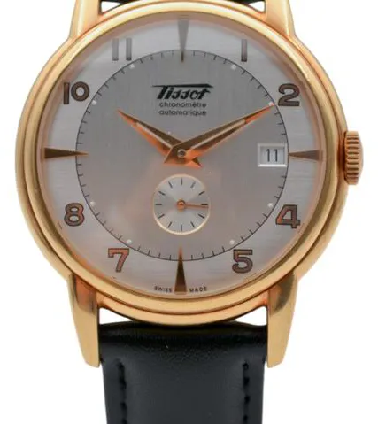 Tissot Heritage T904408A 38mm Yellow gold Silver 2