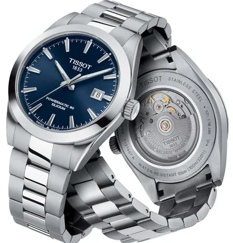 Tissot T-Classic T127.407.11.041.00 40mm Stainless steel Blue 4