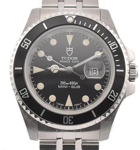 Tudor 73190 33mm Stainless steel Black