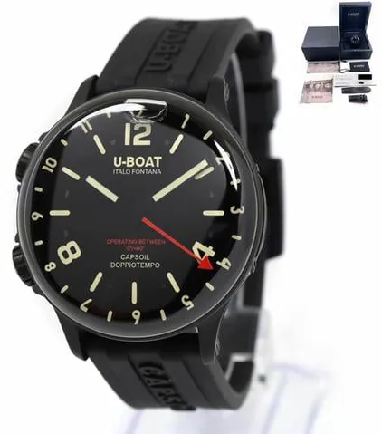 U-Boat 8770 45mm Stainless steel Black