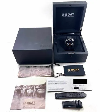 U-Boat 8770 45mm Stainless steel Black 1