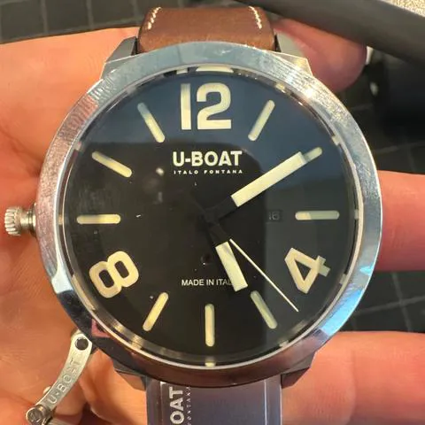 U-Boat Classico 7120 53mm Stainless steel Black 12