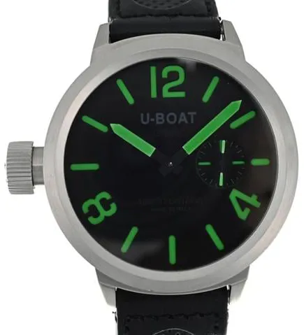 U-Boat U-6497 50mm Stainless steel Black