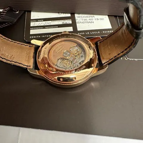 Zenith Chronomaster 18.1260.4021/01.C505 45mm Rose gold Silver 3