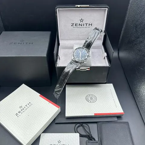 Zenith Pilot 03.2240.4069/21.C774 43mm Stainless steel Black