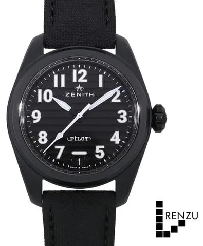 Zenith Pilot 49.4000.3620/21.I001 40mm Black ceramic Black