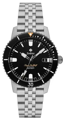 Zodiac Sea Wolf ZO9296 40mm Stainless steel Black