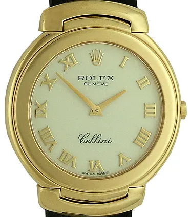 Rolex Cellini 6623/8 37mm Yellow gold cremefarben