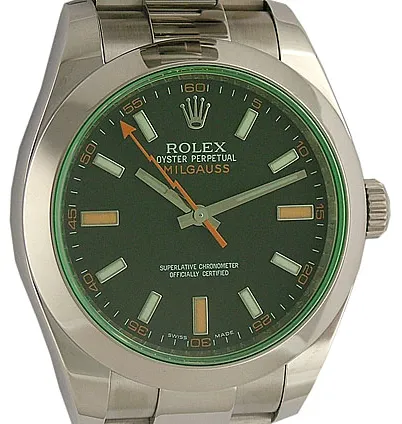 Rolex Milgauss 116400GV 40mm Stainless steel Black