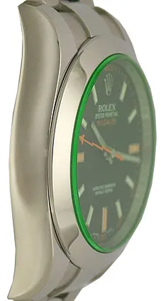 Rolex Milgauss 116400GV 40mm Stainless steel Black 4