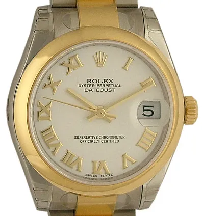 Rolex Datejust 31 178243 31mm Stainless steel White