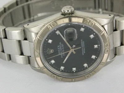 Rolex Datejust Turn-O-Graph 16264 36mm Stainless steel Black 5