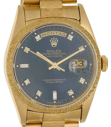 Rolex Day-Date 36 18248 36mm Yellow gold Blue