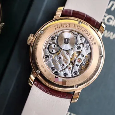 Audemars Piguet Jules Audemars 77240OR.ZZ.A001CR.01 33mm Rose gold Mother-of-pearl 5