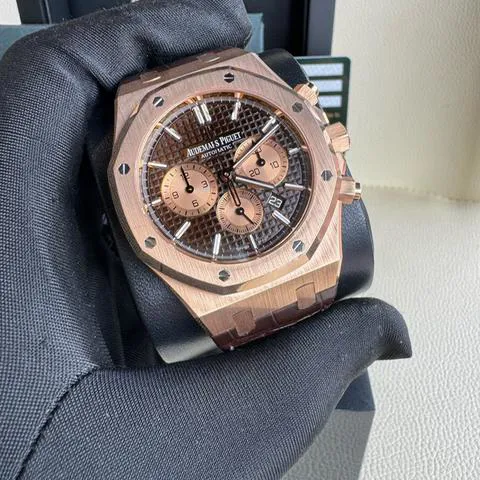 Audemars Piguet Royal Oak 26331OR.OO.D821CR.01 41mm Rose gold Brown