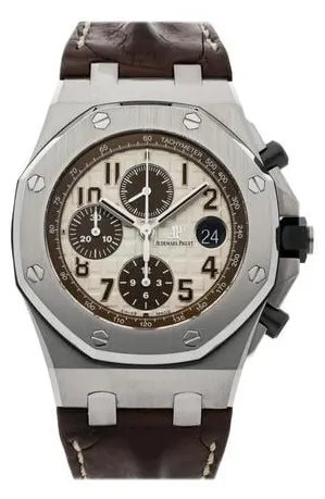 Audemars Piguet Royal Oak Offshore 26470ST.OO.A801CR.01 42mm Stainless steel Beige