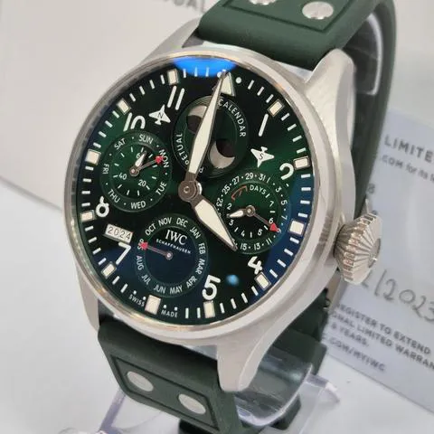 IWC Big Pilot IW503608 46mm Stainless steel Green 6