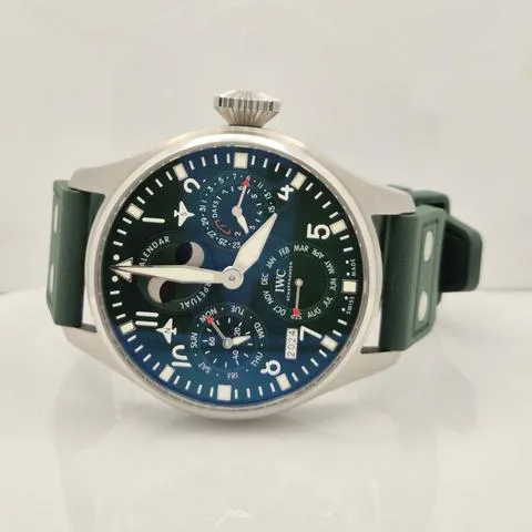 IWC Big Pilot IW503608 46mm Stainless steel Green 7