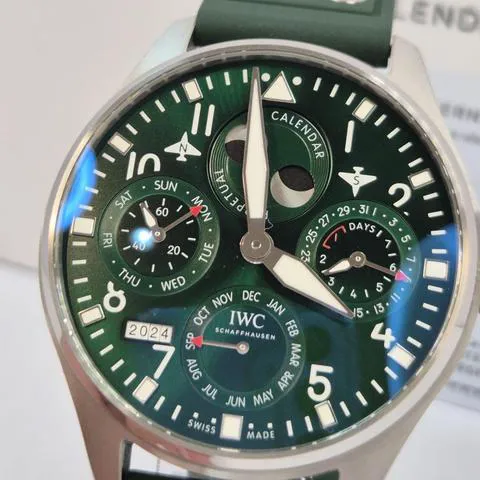 IWC Big Pilot IW503608 46mm Stainless steel Green 10