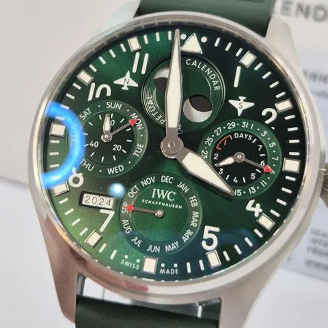 IWC Big Pilot IW503608 46mm Stainless steel Green 11