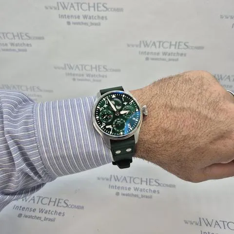 IWC Big Pilot IW503608 46mm Stainless steel Green 12