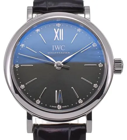 IWC Portofino Automatic IW357405 34mm Stainless steel Green