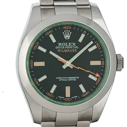 Rolex Milgauss 116400GV 40mm Stainless steel Black