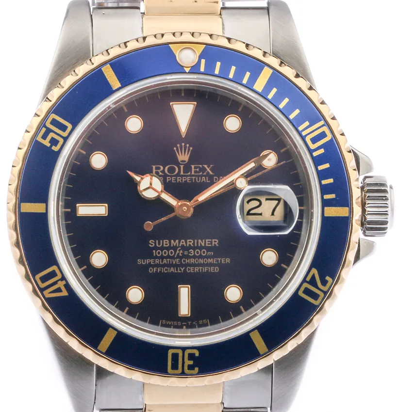 Rolex Submariner 16803 40mm Stainless steel Blue