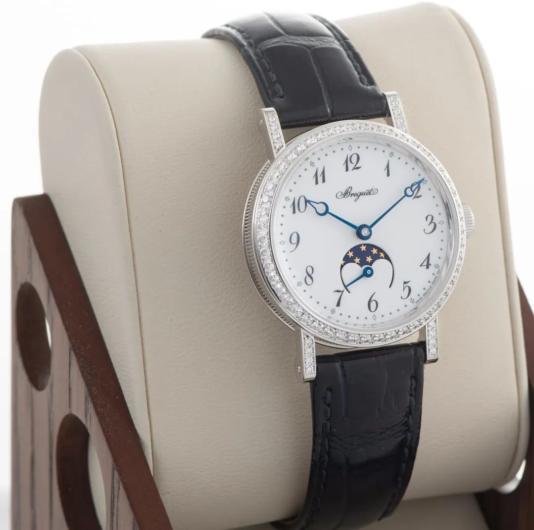 Breguet Classique 9088BB/29/964/DD0D 30mm White gold White