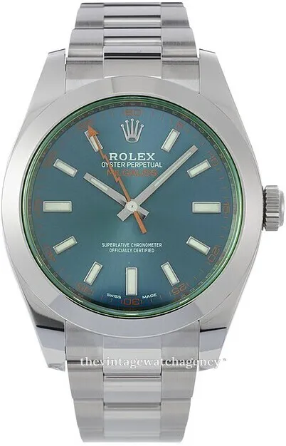 Rolex Milgauss 116400GV-0002 40mm Stainless steel Blue