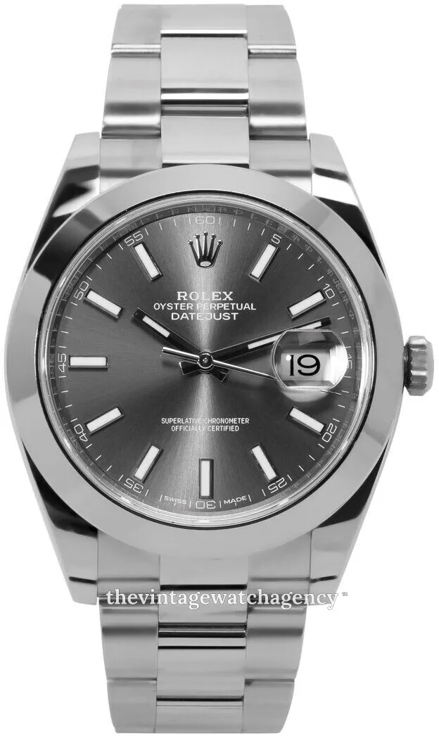 Rolex Datejust 41 126300-0007 41mm Oystersteel Gray