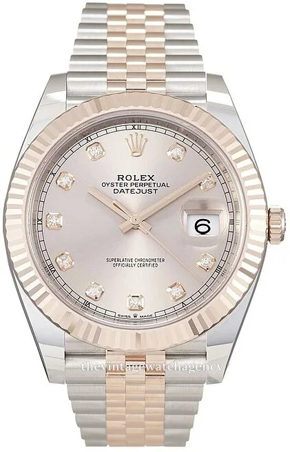 Rolex Datejust 41 126331-0008 41mm Oystersteel and Everose gold Pink