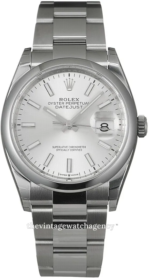 Rolex Datejust 36 126200-0002 36mm Oystersteel Silver