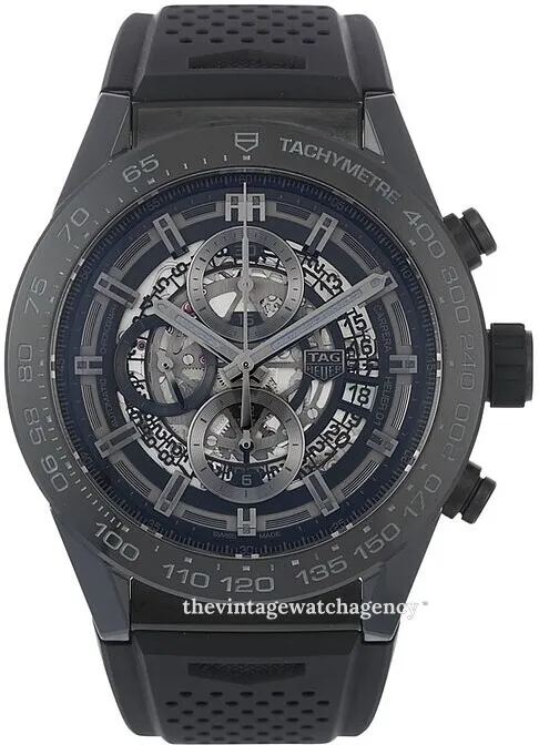 TAG Heuer Carrera Calibre HEUER 01 CAR2A90.FT6071 45mm Ceramic Skeleton