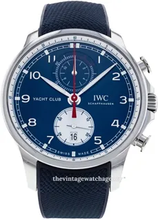 IWC Portugieser IW390704 Stainless steel Blue