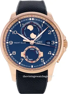 IWC Portugieser IW344001 Yellow gold Blue