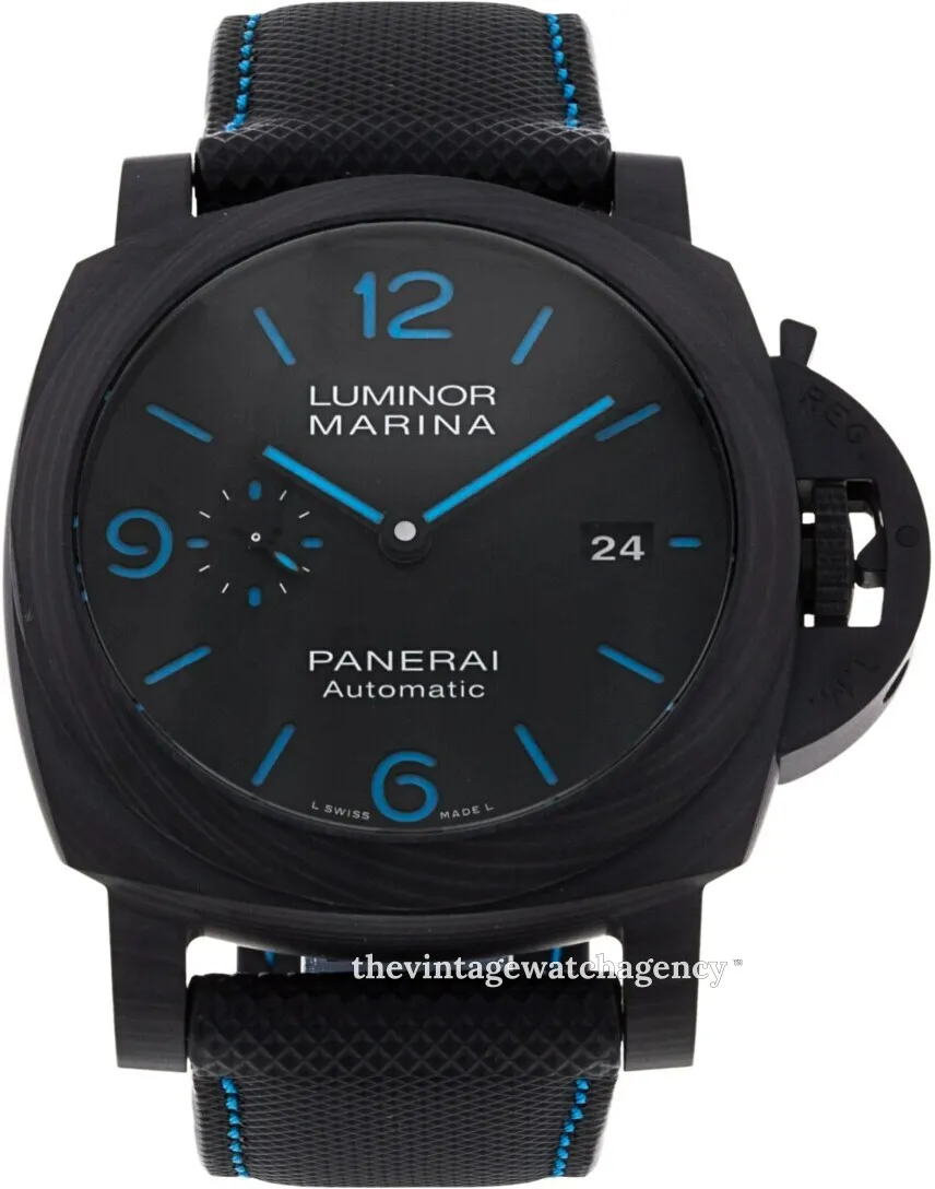 Panerai Luminor GMT Automatic PAM 01661 44mm Grey Carbon titanium Black