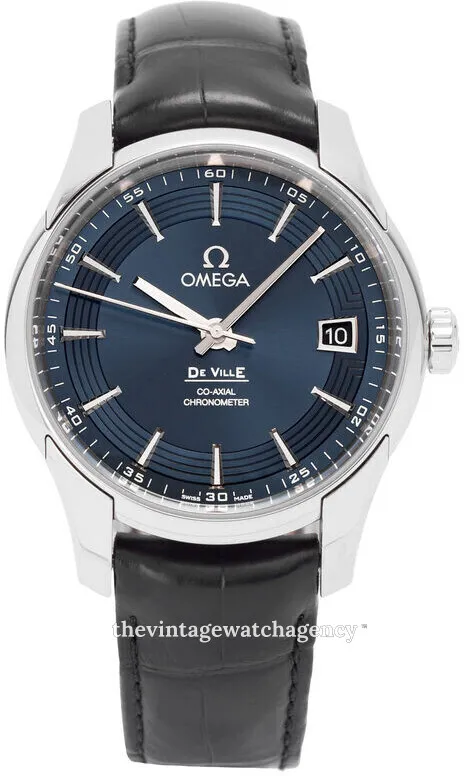 Omega De Ville Hour Vision 431.33.41.21.03.001 41mm Stainless steel Blue