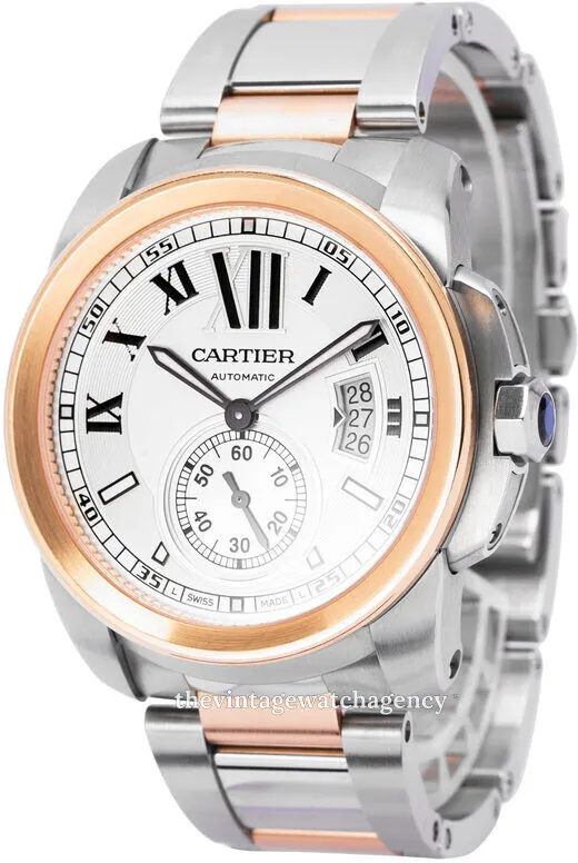 Cartier Calibre de Cartier W7100036 42mm Stainless steel Silver 1