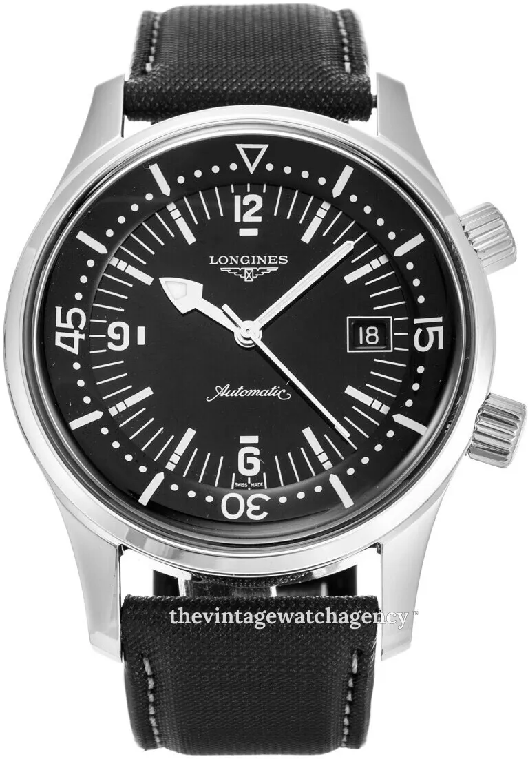 Longines Legend Diver L3.674.4.50.6 42mm Stainless steel Black