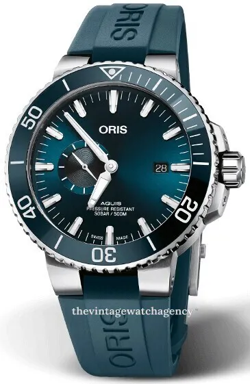 Oris Aquis 01 743 7733 4155-07 4 24 69EB 45.5mm Stainless steel Blue