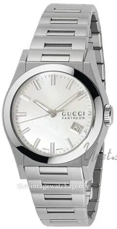 Gucci Pantheon YA115402 36mm Stainless steel White