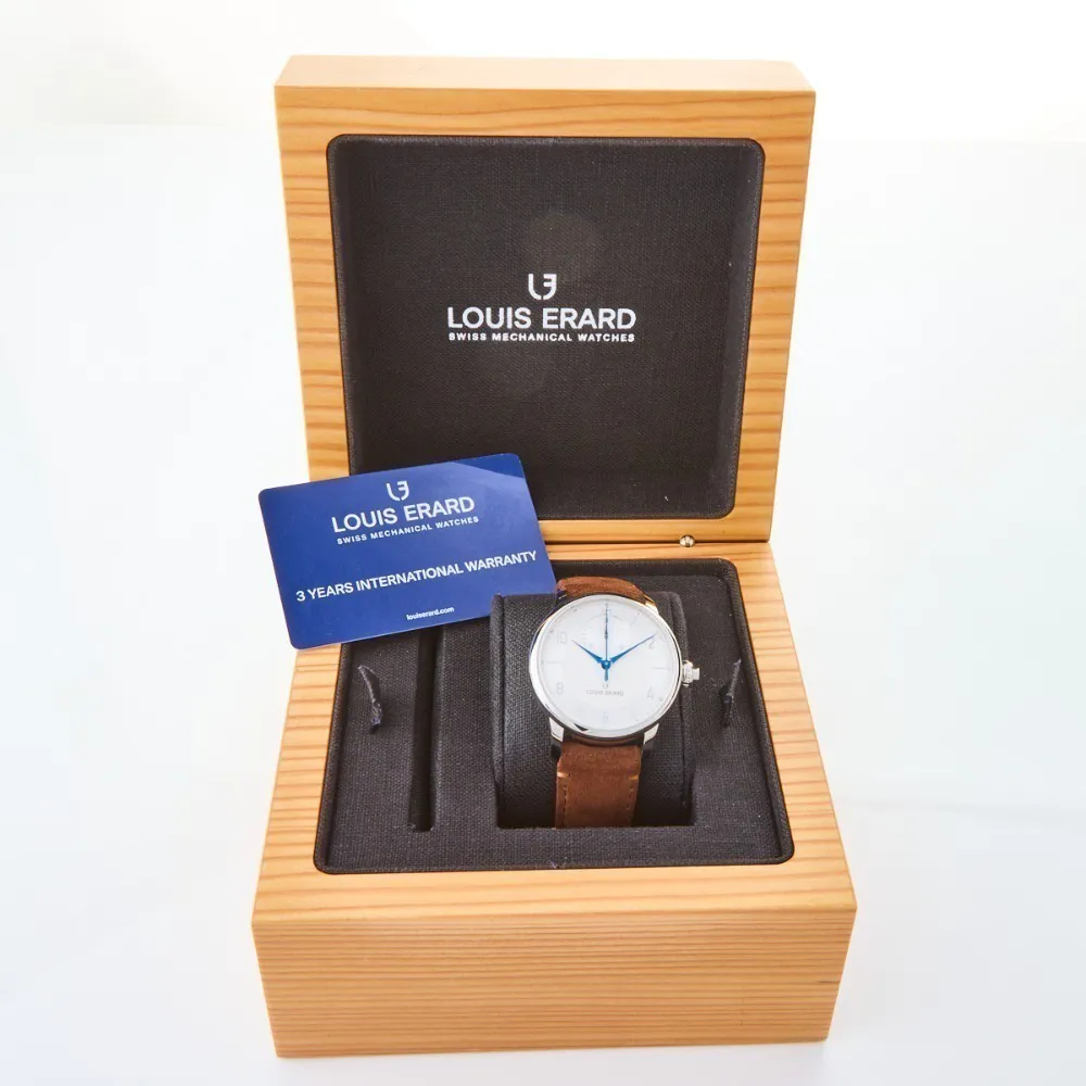 Louis Erard Excellence 74239AA01BVA31 43mm Stainless steel Silver 1