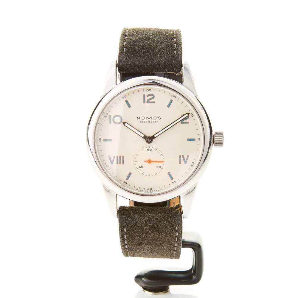 NOMOS Club Campus 735 38.5mm Stainless steel White